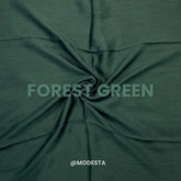 Crinkle Silk - Forest Green #16